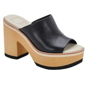 Dolce Vita Emery Heels Black Leather - Size 8
